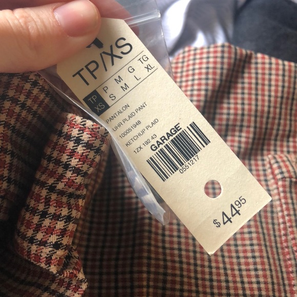 GARAGE • “As If!” Plaid Pants - Picture 3 of 3
